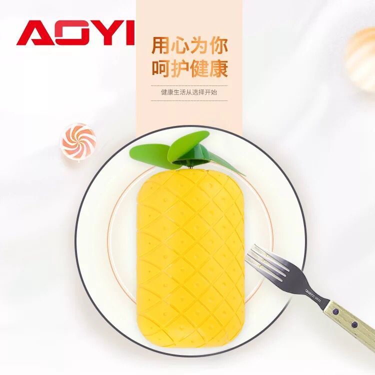 Hot style toy mini mini fan pineapple charging USB fan handheld electric fan manufacturers direct sale