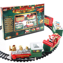 Cross-Border Supply Boy Toy Car Electric Track Train Toy Christmas Train Children Electric Amazon New