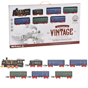 Cross-Border Supply Boy Toy Car Electric Track Train Toy Christmas Train Children Electric Amazon New
