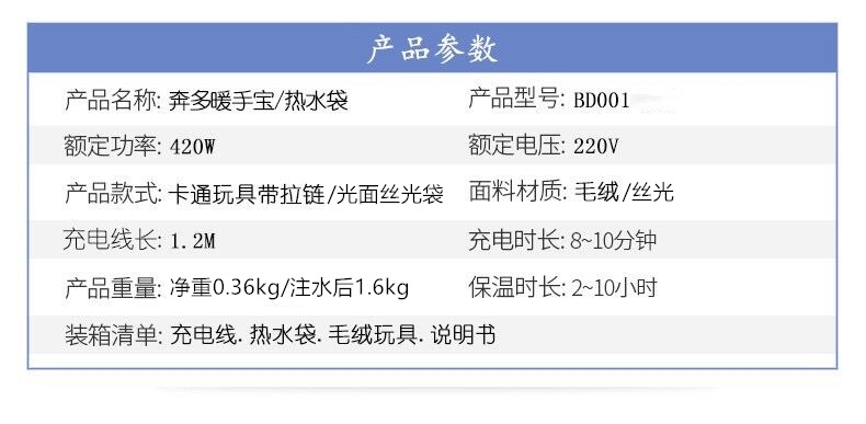 Factory Wholesale New Charging Explosion-Proof Hot Water Bag Cartoon Toy Hand Warmer Electric Warming Heating Pad Generation Factory Wholesale New Charging Explosion-Proof Hot Water Bag Cartoon Toy Hand Warmer Electric Warming Heating Pad Generation
