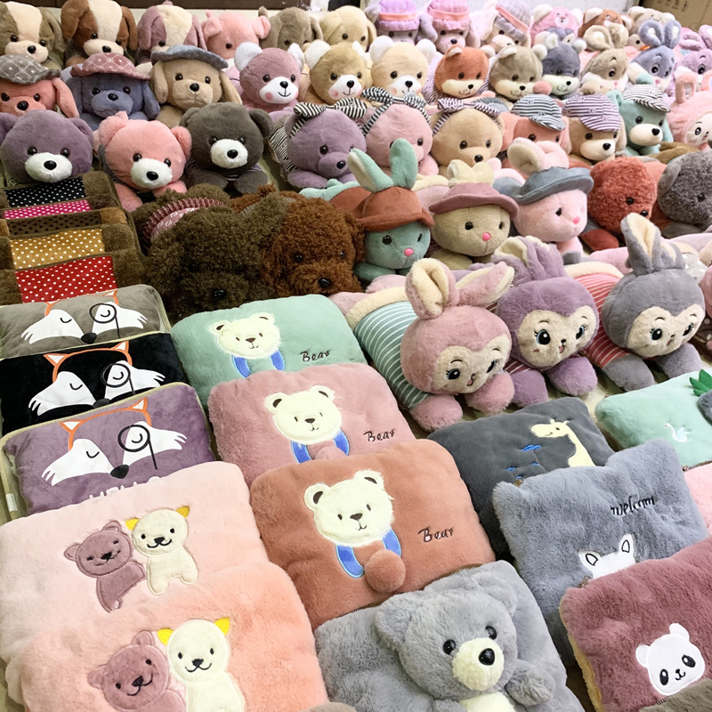 Factory Wholesale New Charging Explosion-Proof Hot Water Bag Cartoon Toy Hand Warmer Electric Warming Heating Pad Generation