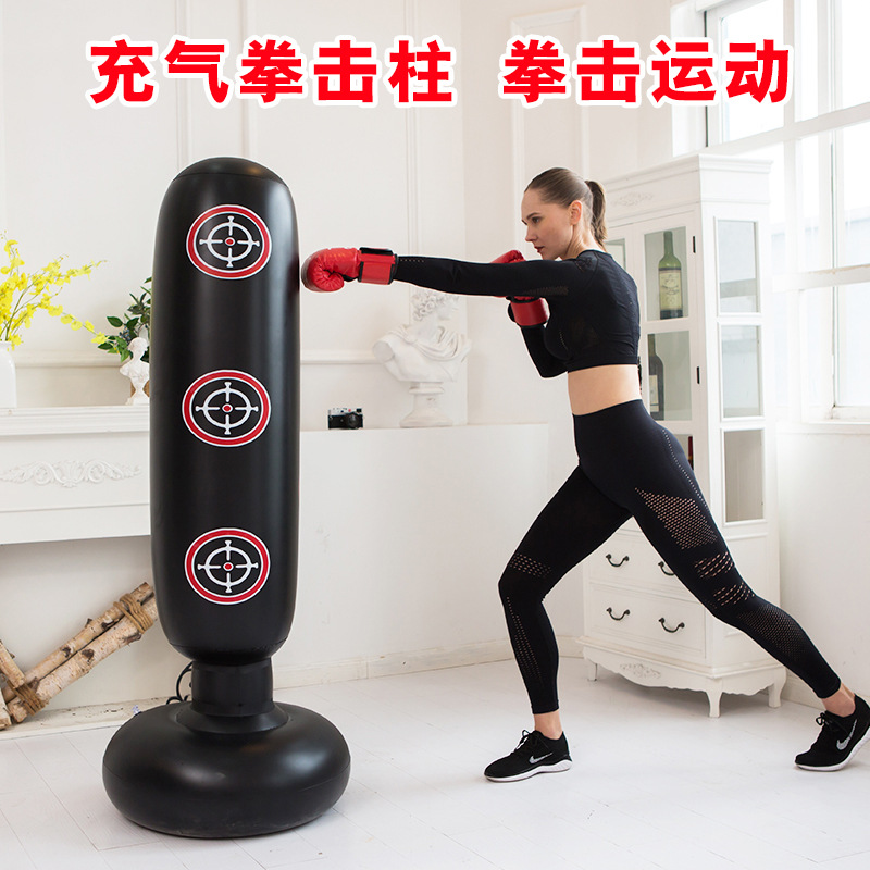 New PVC Inflatable Target Boxing Column Boxing Inflatable Toys Factory in Stock Wholesale Thickening Water Injection Boxing Column