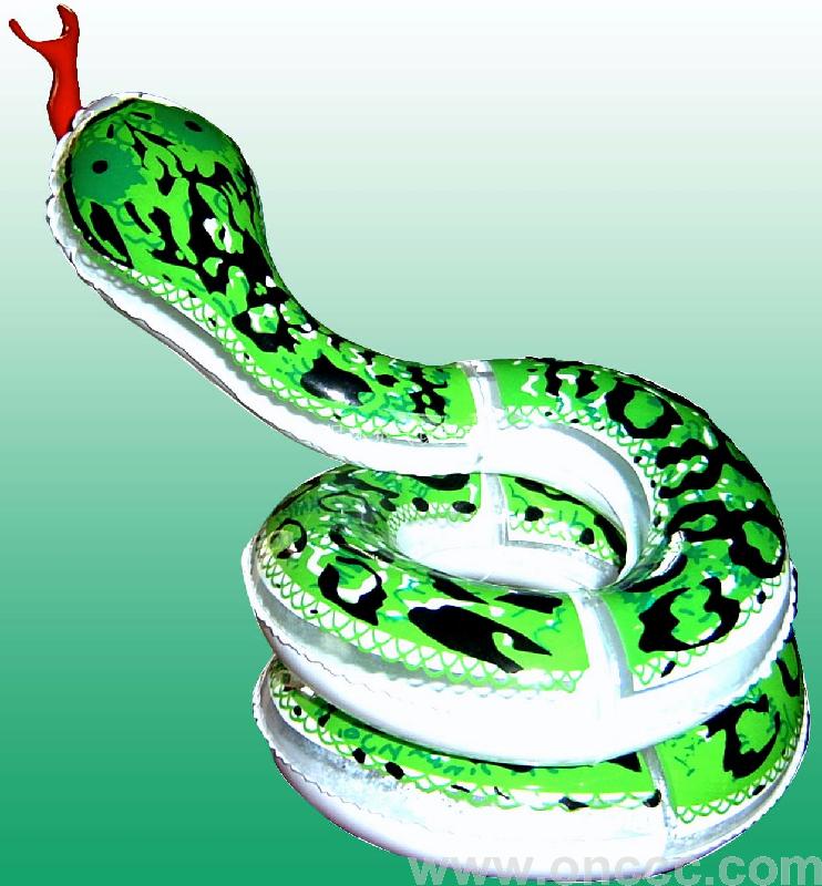 Large Green Snake inflatable toys