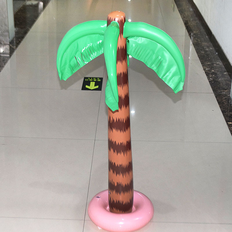 Factory in Stock Wholesale PVC Inflatable Coconut Tree Inflatable Toys Coconut Tree Props Cactus Potted Props