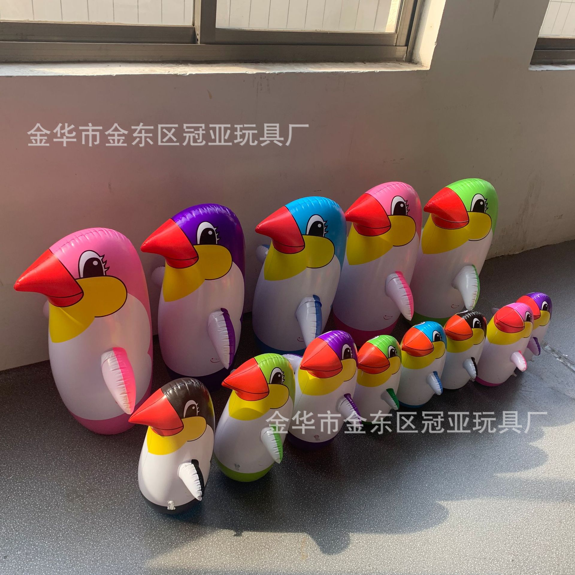 Spot 70 Inflatable Tumbler Children's Inflatable Toys Colorful Inflatable Penguins Tumbler Gift Stall Spot 70 Inflatable Tumbler Children's Inflatable Toys Colorful Inflatable Penguins Tumbler Gift Stall