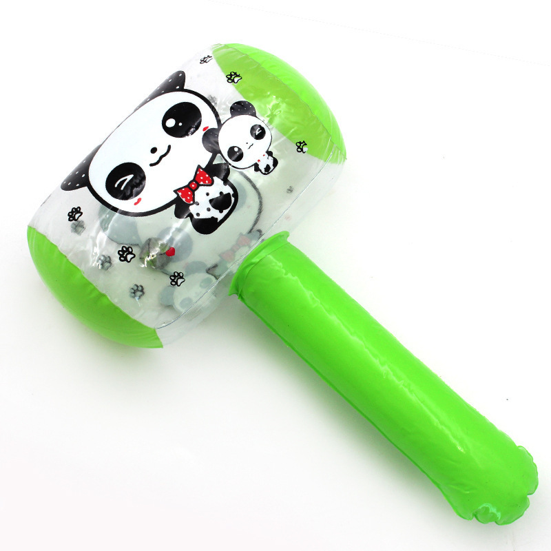 Inflatable Hammer Inflatable Hammer Pinch Ring with Bell Scan Code Promotional Gifts Factory Inflatable Toys Wholesale