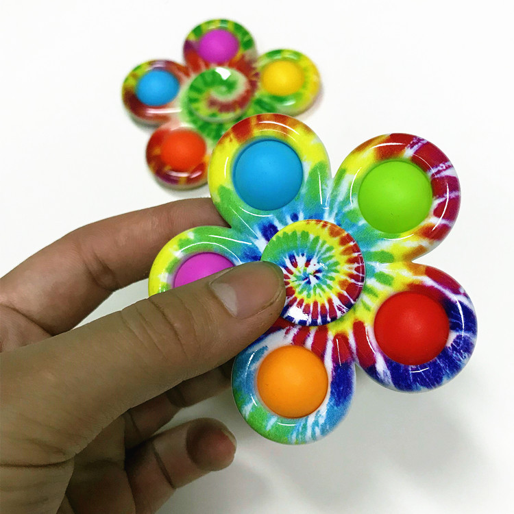 Deratization Pioneer Printed Five-Leaf Gyro Fingertip Gyro Bubble Music Finger Rotating Stress Relief Toy Deratization Pioneer Printed Five-Leaf Gyro Fingertip Gyro Bubble Music Finger Rotating Stress Relief Toy