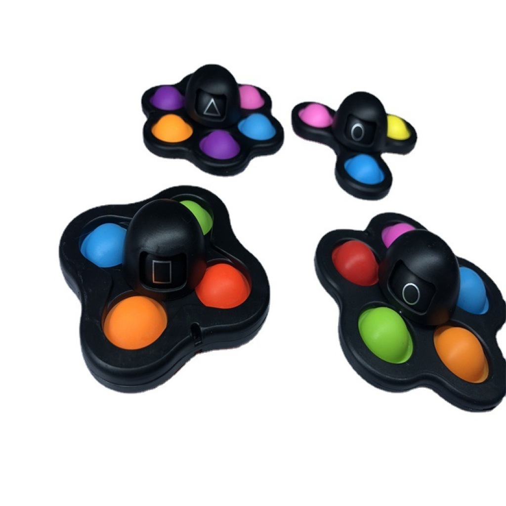 Cross-Border New Arrival Korean Drama Squid Game Hand Spinner Bubble Music Rat Killer Pioneer Fingertip Gyro Decompression Toy H Cross-Border New Arrival Korean Drama Squid Game Hand Spinner Bubble Music Rat Killer Pioneer Fingertip Gyro Decompression Toy H