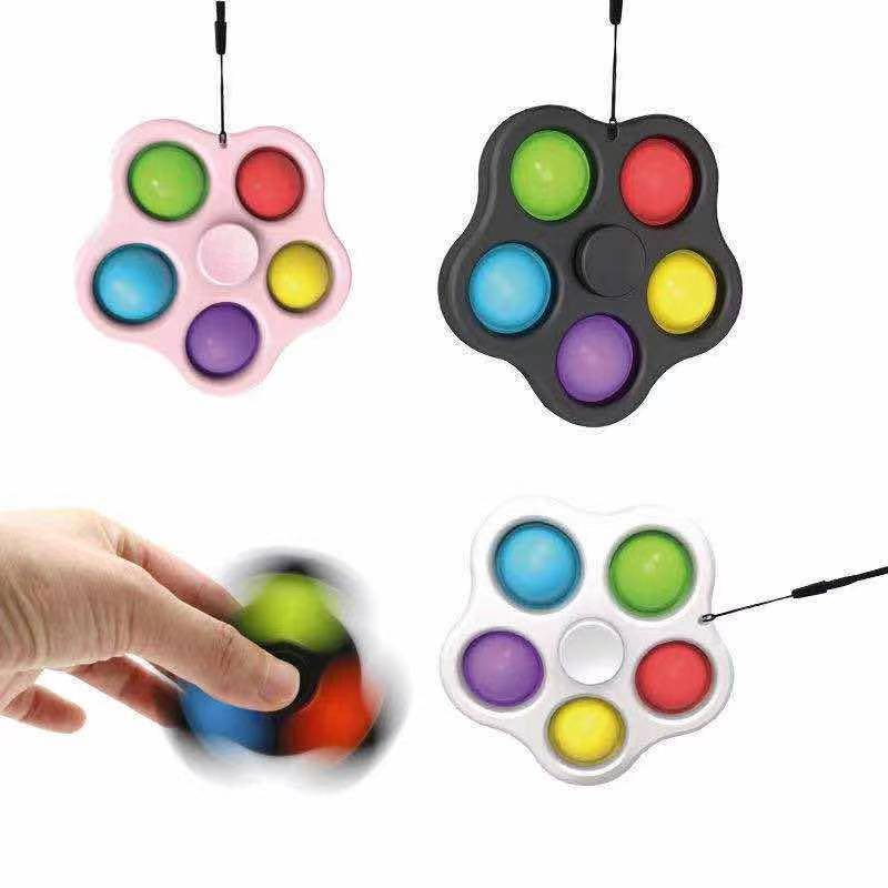 Cross-Border Hot Bubble Music Fingertip Gyro Press Finger Pressure Reduction Toy Keychain Rat Killer Pioneer Vent Artifact Cross-Border Hot Bubble Music Fingertip Gyro Press Finger Pressure Reduction Toy Keychain Rat Killer Pioneer Vent Artifact