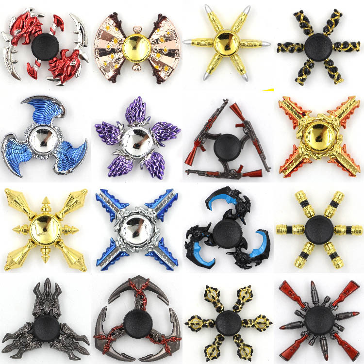 New King Weapon Chicken-Eating Fingertip Gyro Glory Fortnite Hand Spinner Surrounding the Game Pressure Reduction Toy