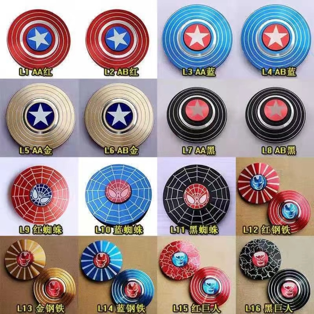 Windmill Fingertip Gyro Children's Toy Primary and Secondary School Students Adult Pressure Relief Relieving Stuffy Metal Hand Spinner Hand Spinner