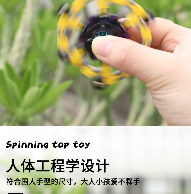 Fingertip Mechanical Gyro Decompression Deformation Fingertip Gyro Amazon Toy Bicycle Chain Vent Toy
