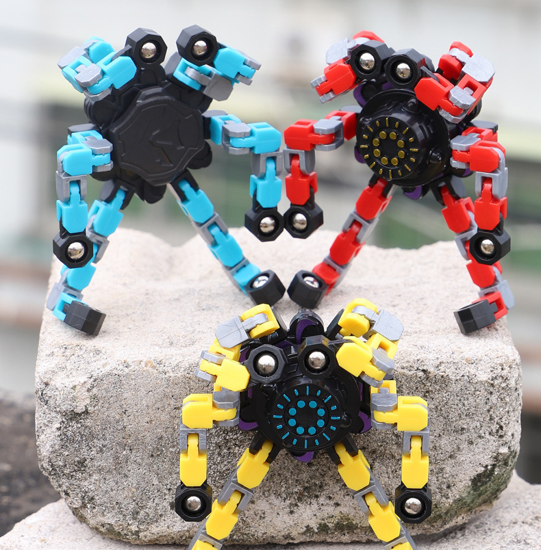 Fingertip Mechanical Gyro Decompression Deformation Fingertip Gyro Amazon Toy Bicycle Chain Vent Toy
