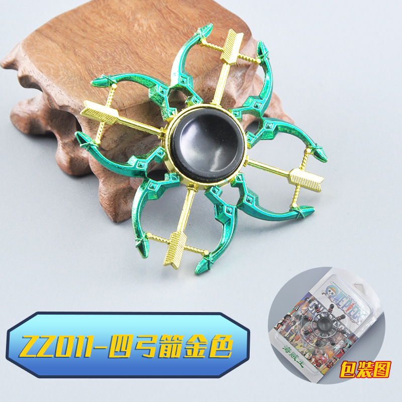 Assassin's Peripheral Fingertip Gyro Wu Liuqi Magic Knife Thousand Blade Children's Alloy Toys King Hand Spinner