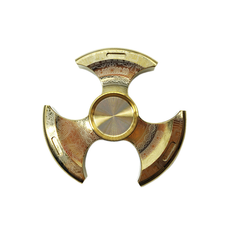 Stainless Steel Pure Steel Fingertip Gyro Three-Leaf Maya Children's Toy Adult Hand Spinner One-Piece Delivery Stainless Steel Pure Steel Fingertip Gyro Three-Leaf Maya Children's Toy Adult Hand Spinner One-Piece Delivery