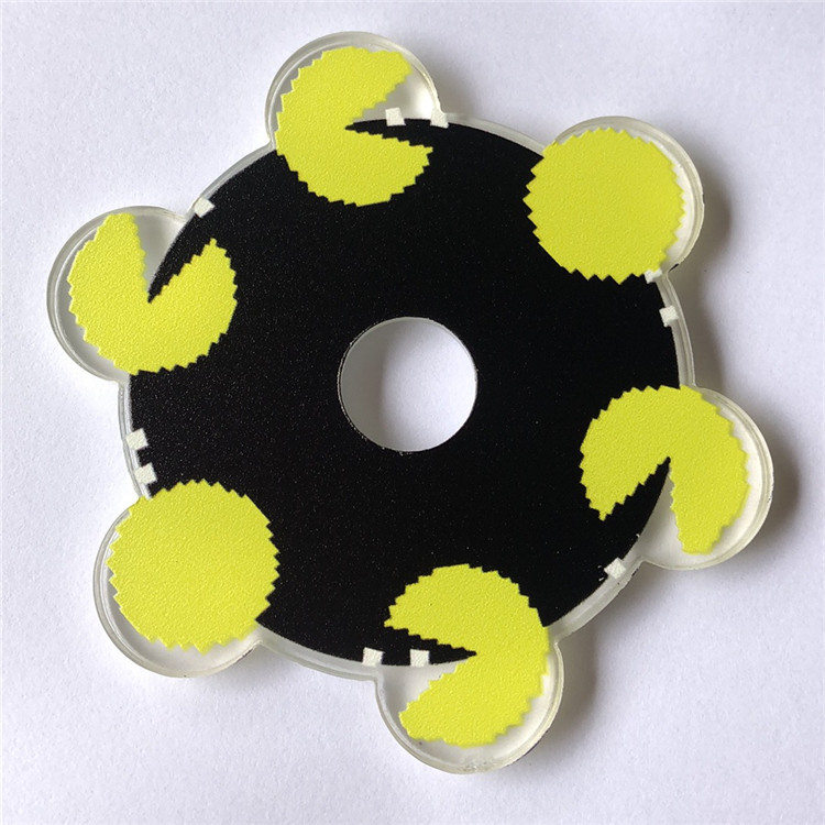 Manufacturers Supply TikTok's Same Fingertip Anime Gyro Acrylic Fingertip Gyro Hand Spinner Laser Cutting