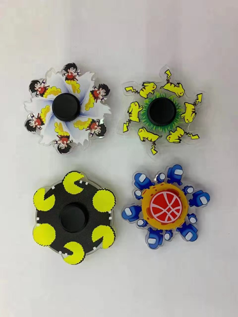 Tiktok&#039;s Same Naruto Fingertip Gyro Naruto Sasuke Dynamic Gyro Hand Spinner