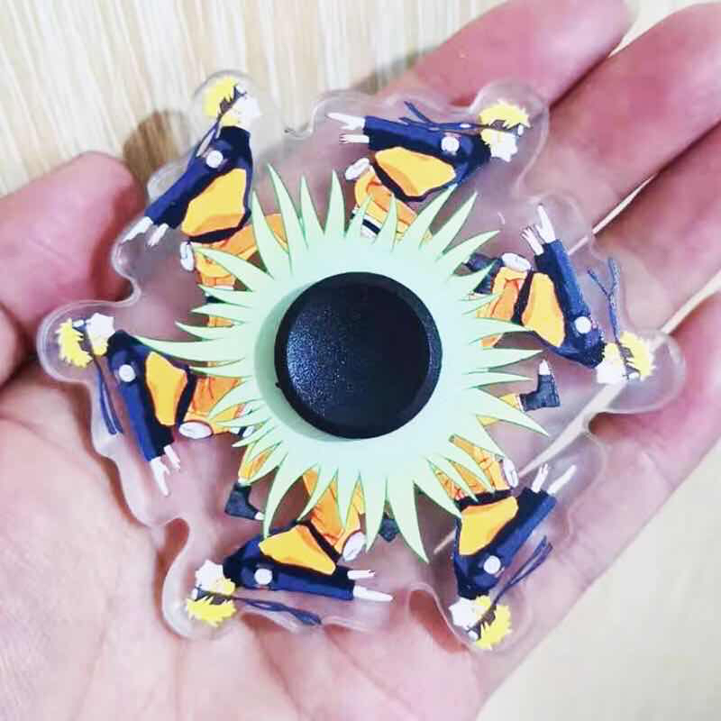 Tiktok's Same Naruto Fingertip Gyro Naruto Sasuke Dynamic Gyro Hand Spinner