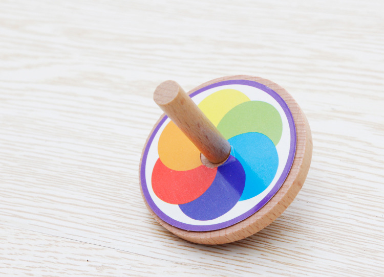 Creative Educational Toys Variety Gyro Children's Toy Wooden Building Blocks Fingertip Gyro TikTok Same Style Hot Sale Toy