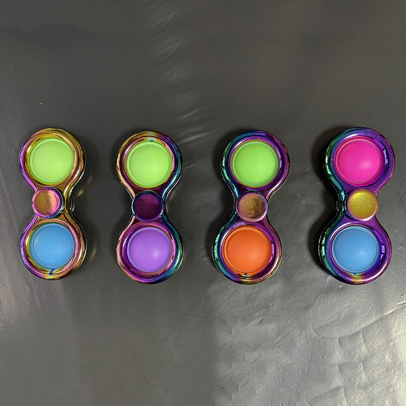 Amazon Finger Bubble Music Gyro Alloy Fingertip Gyro Pressure Reduction Toy Deratization Pioneer Keychain Bubble