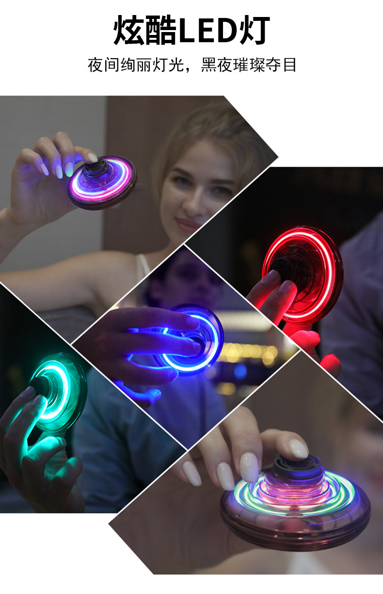 Cross-Border New Flynova Free Route Fingertip Gyro Creative Swing Casual Interactive Toy Flying Gyro