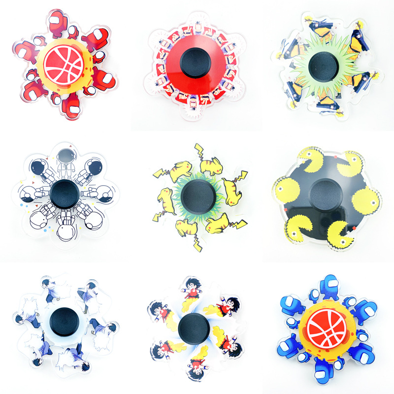 Tiktok&#039;s Same Spaceman Fingertip Gyro Naruto Sasuke Dynamic Gyro Hand Spinner