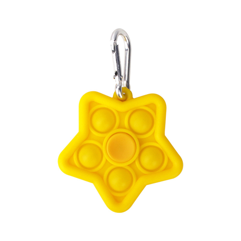 New Rat Killer Pioneer Keychain Hand Spinner Bubble Music Silicone Fingertip Gyro Decompression Toy Fingertip gyro