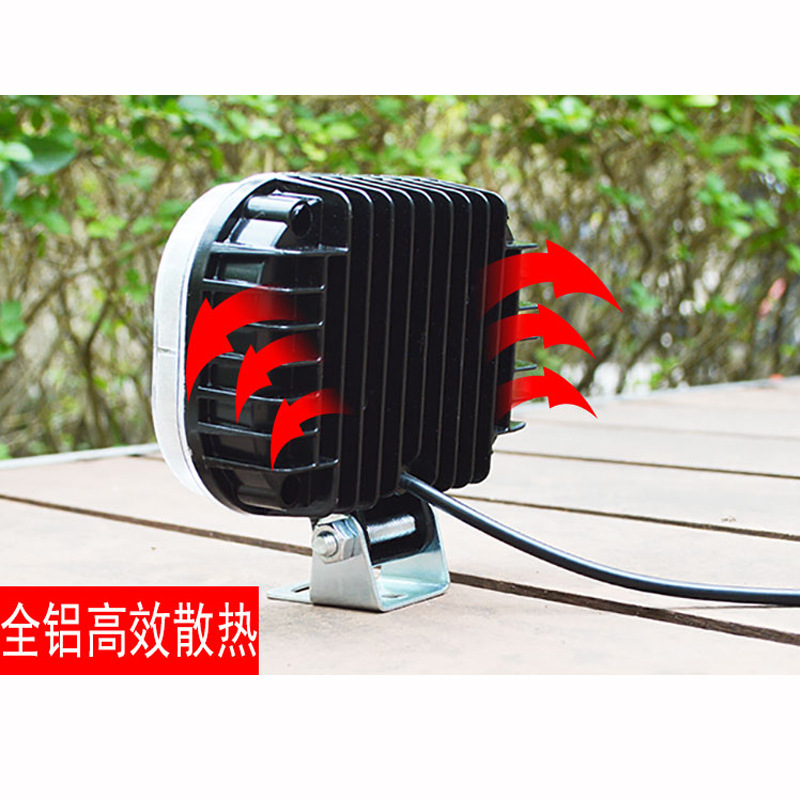 Headlight Motorcycle Modified Strong Light Hooligans Spotlight Car Engineering Vehicle Installed Super Bright Work Light