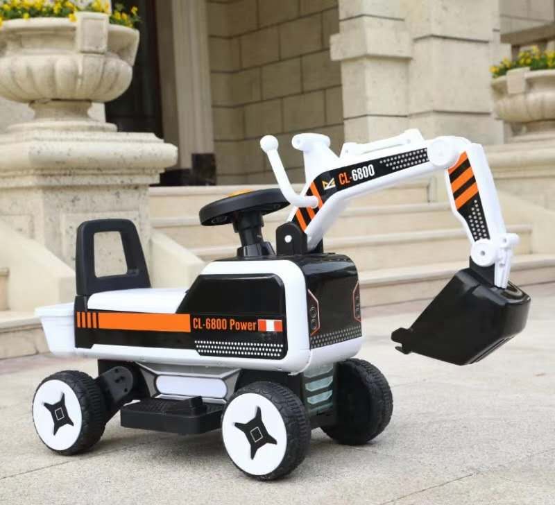 Children&#039;s Engineering Car Toy Car Electric Excavator Excavator Boy Can Sit People Oversized Can Sit Riding Excavator