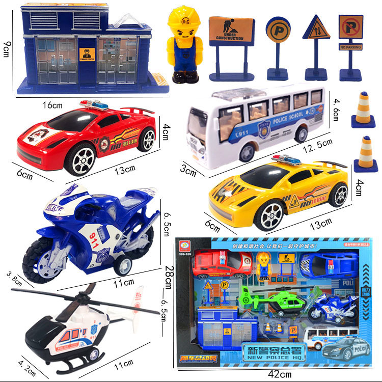 Chenghai Factory Wholesale Toy car Package large children's toy engineering car military Missile car box