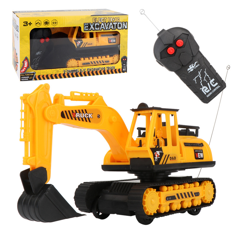 Boy&#039;s Toy Electric Remote Control Excavator Model Two-Way Large Simulation Model Toy Engineering Car Toys Gift