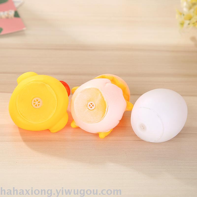 Baby toys with egg network duck sound toys PVC toys