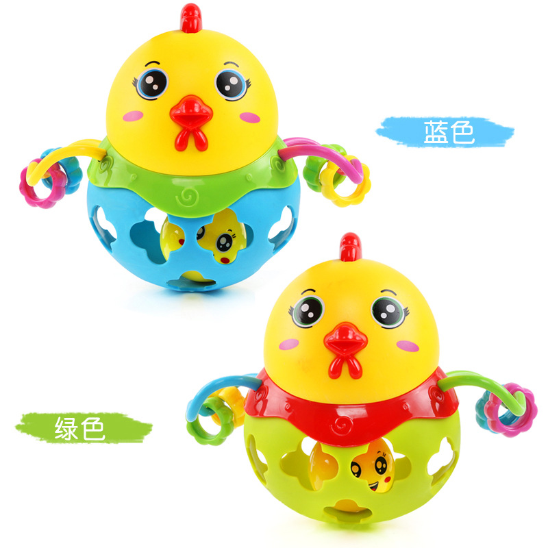Baby hand shake bell ball Baby Teaching AIDS Shake Bell Fitness soft Rubber ball bell ball Baby Toys