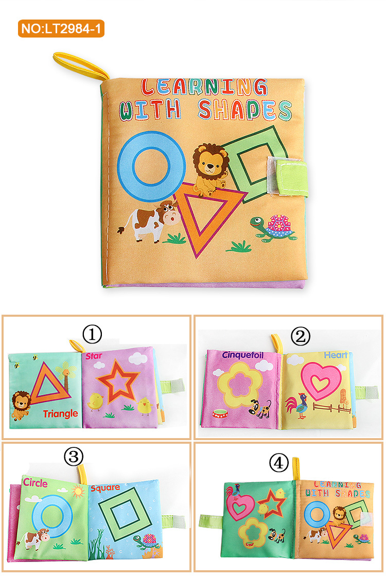 Baby Three-Dimensional Cloth Book Early Education Foreign Trade Four Bags Cloth Book with Ringing Paper One Piece Dropshipping Baby Toys Baby Three-Dimensional Cloth Book Early Education Foreign Trade Four Bags Cloth Book with Ringing Paper One Piece Dropshipping Baby Toys