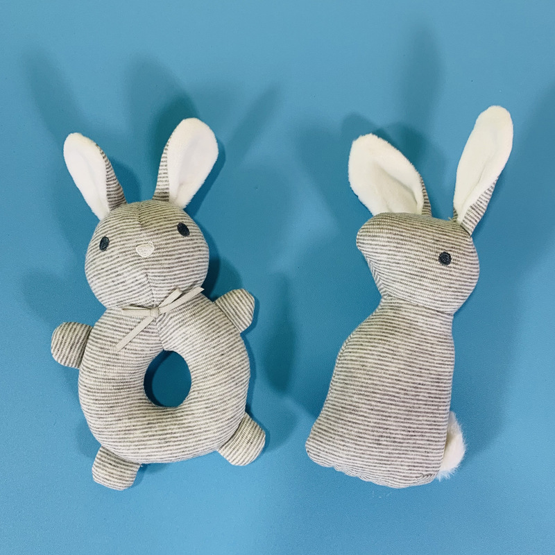 Mamibeby Baby Toys 0-1 Years Old Baby Plush Toy Cute Rabbit Stick for Practicing Grip Baby Stick Ringing Paper. 02