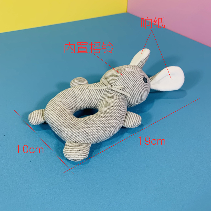 Mamibeby Baby Toys 0-1 Years Old Baby Plush Toy Cute Rabbit Stick for Practicing Grip Baby Stick Ringing Paper. 02