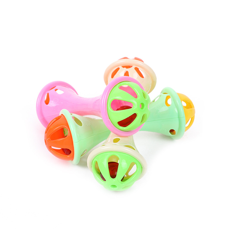 Toddler and Baby Early Childhood Education Ring Hand Bell Baby Toys 0-3 Years Old Rattle Factory Direct Sales in Stock Wholesale
