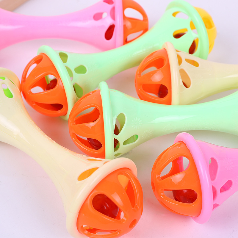 Toddler and Baby Early Childhood Education Ring Hand Bell Baby Toys 0-3 Years Old Rattle Factory Direct Sales in Stock Wholesale Toddler and Baby Early Childhood Education Ring Hand Bell Baby Toys 0-3 Years Old Rattle Factory Direct Sales in Stock Wholesale