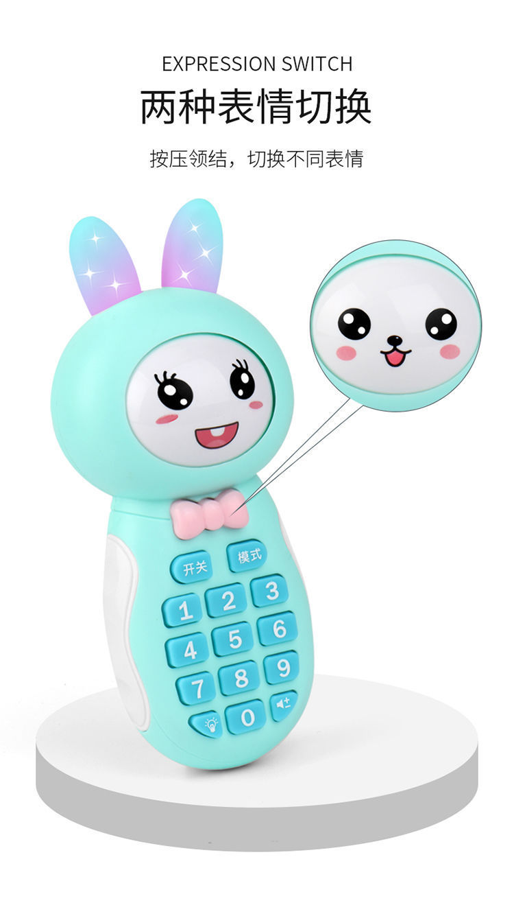 Children's Toy Mobile Phone Simulation Charging Boys and Girls 0-3 Years Old Early Learning Machine Baby Toys Biteable