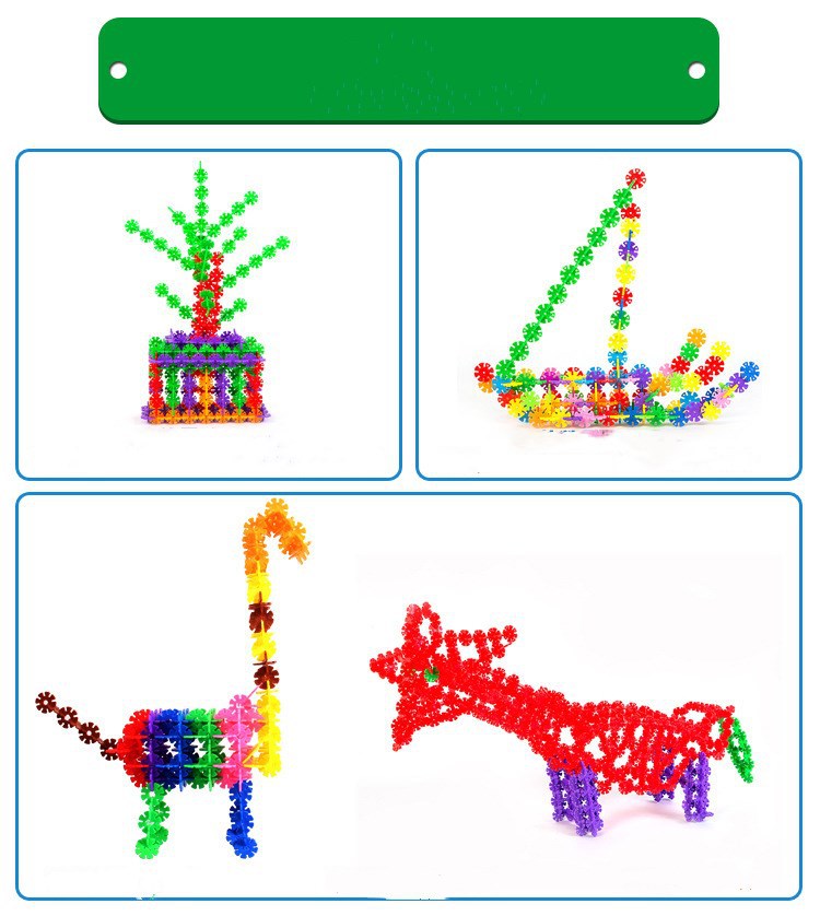 Early Education Insert Snowflake Building Blocks Box Plastic Assembling Combined Baby Toddler Intelligence Baby toys Early Education Insert Snowflake Building Blocks Box Plastic Assembling Combined Baby Toddler Intelligence Baby toys