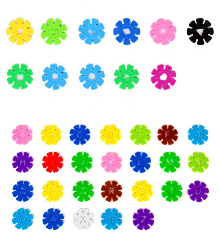Early Education Insert Snowflake Building Blocks Box Plastic Assembling Combined Baby Toddler Intelligence Baby toys Early Education Insert Snowflake Building Blocks Box Plastic Assembling Combined Baby Toddler Intelligence Baby toys