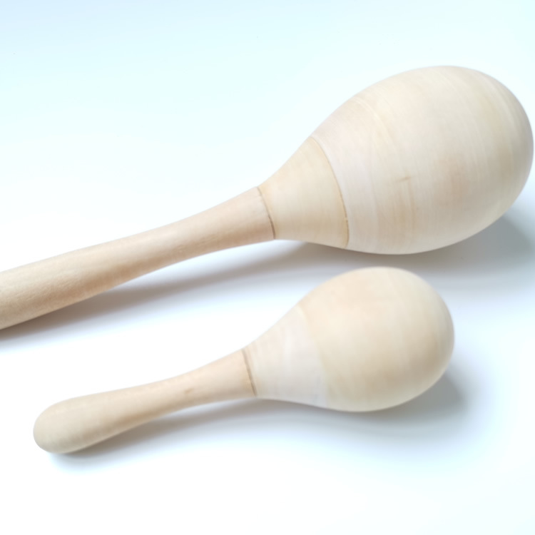 Sand Hammer  Childhood Education Wooden Maracas Grasping Audio-Visual Training Baby Toys Source Manufacturer Orr