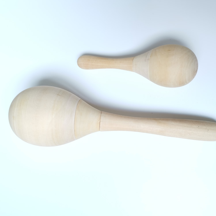Sand Hammer  Childhood Education Wooden Maracas Grasping Audio-Visual Training Baby Toys Source Manufacturer Orr