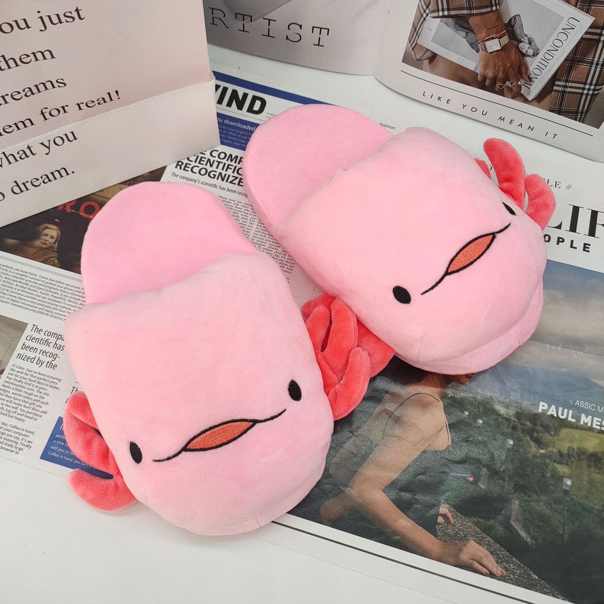 Cross-Border Cute Axolotl Plush Toy Doll Halloween Gifts Salamander Doll Cross-Border Cute Axolotl Plush Toy Doll Halloween Gifts Salamander Doll