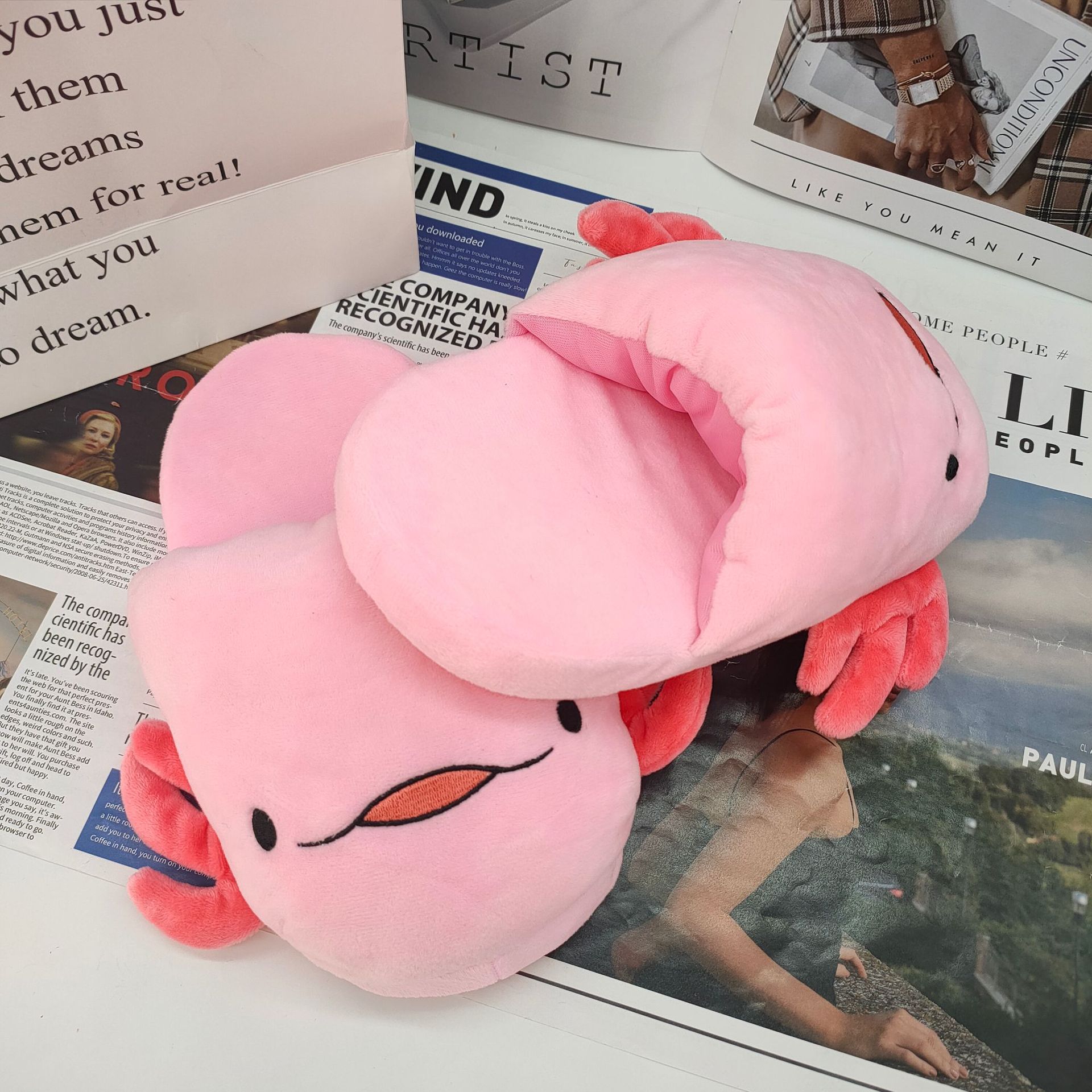 Cross-Border Cute Axolotl Plush Toy Doll Halloween Gifts Salamander Doll Cross-Border Cute Axolotl Plush Toy Doll Halloween Gifts Salamander Doll