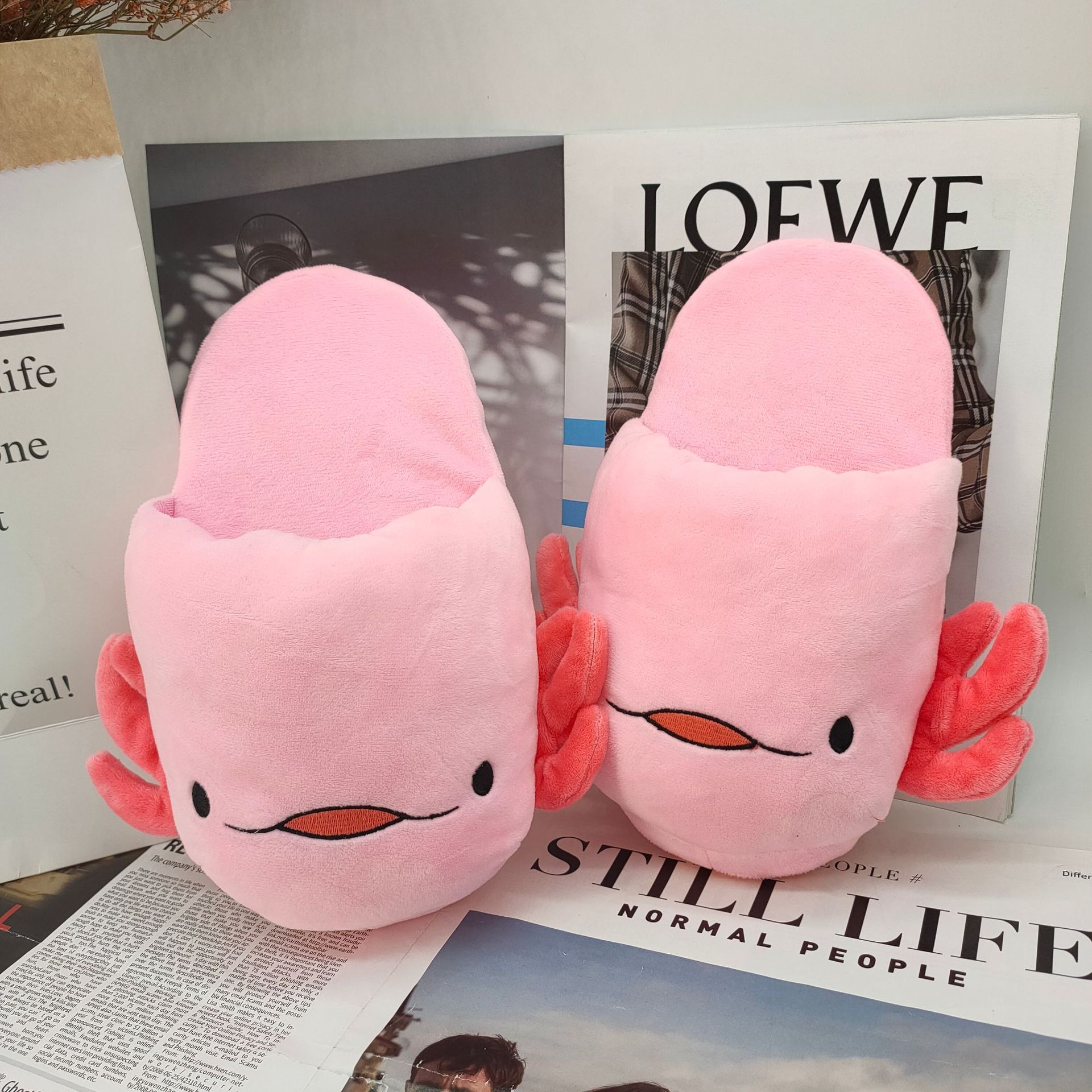 Cross-Border Cute Axolotl Plush Toy Doll Halloween Gifts Salamander Doll Cross-Border Cute Axolotl Plush Toy Doll Halloween Gifts Salamander Doll
