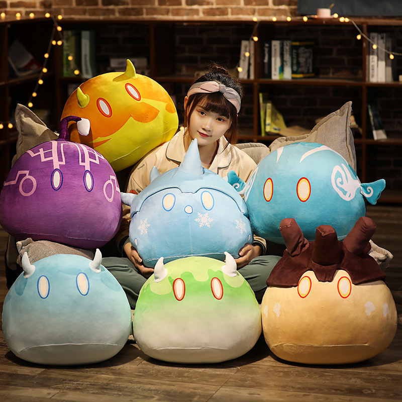 Original God Surrounding the Game Anime Slim Plush Toy Tuanzi Sleeping Doll Men and Women Pillow Cushion Secondary Yuan