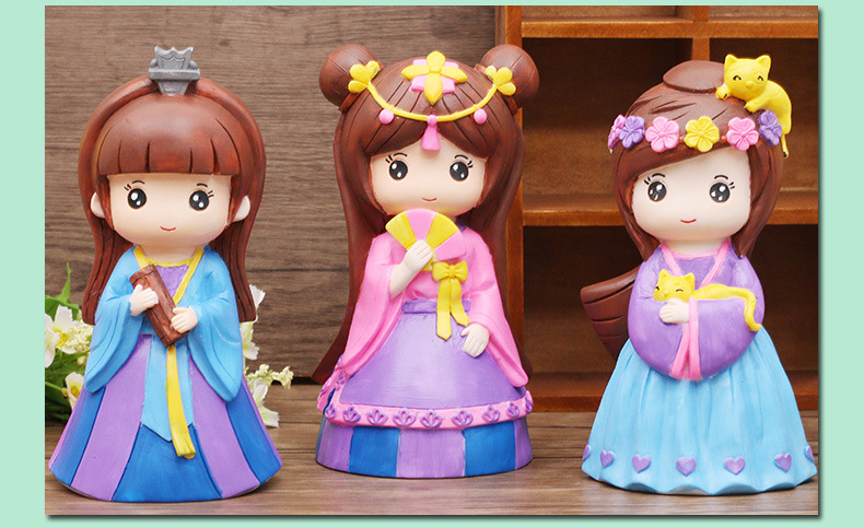 Original New Princess Drop-Resistant Plaster Painted Doll Vinyl Painted White Body Children Graffiti Handmade Toy Original New Princess Drop-Resistant Plaster Painted Doll Vinyl Painted White Body Children Graffiti Handmade Toy
