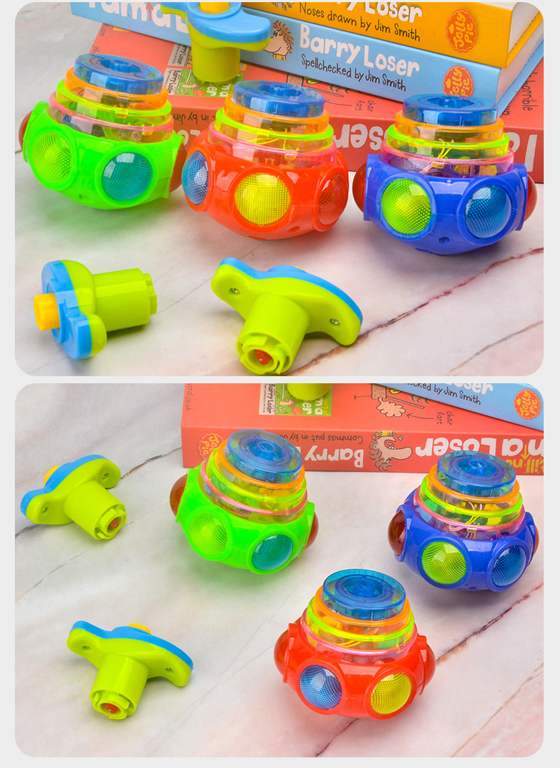 Internet Celebrity Children's Luminous Toys Light Music Gyro Rotating Toy Boys and Girls Stall Square Wholesale Cross-Border Internet Celebrity Children's Luminous Toys Light Music Gyro Rotating Toy Boys and Girls Stall Square Wholesale Cross-Border