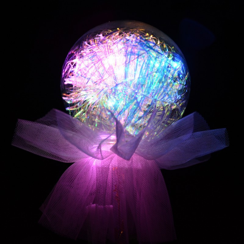 New LED flash bobo ball flash stick children's luminous toys spread star ball bobo ball magic wand
